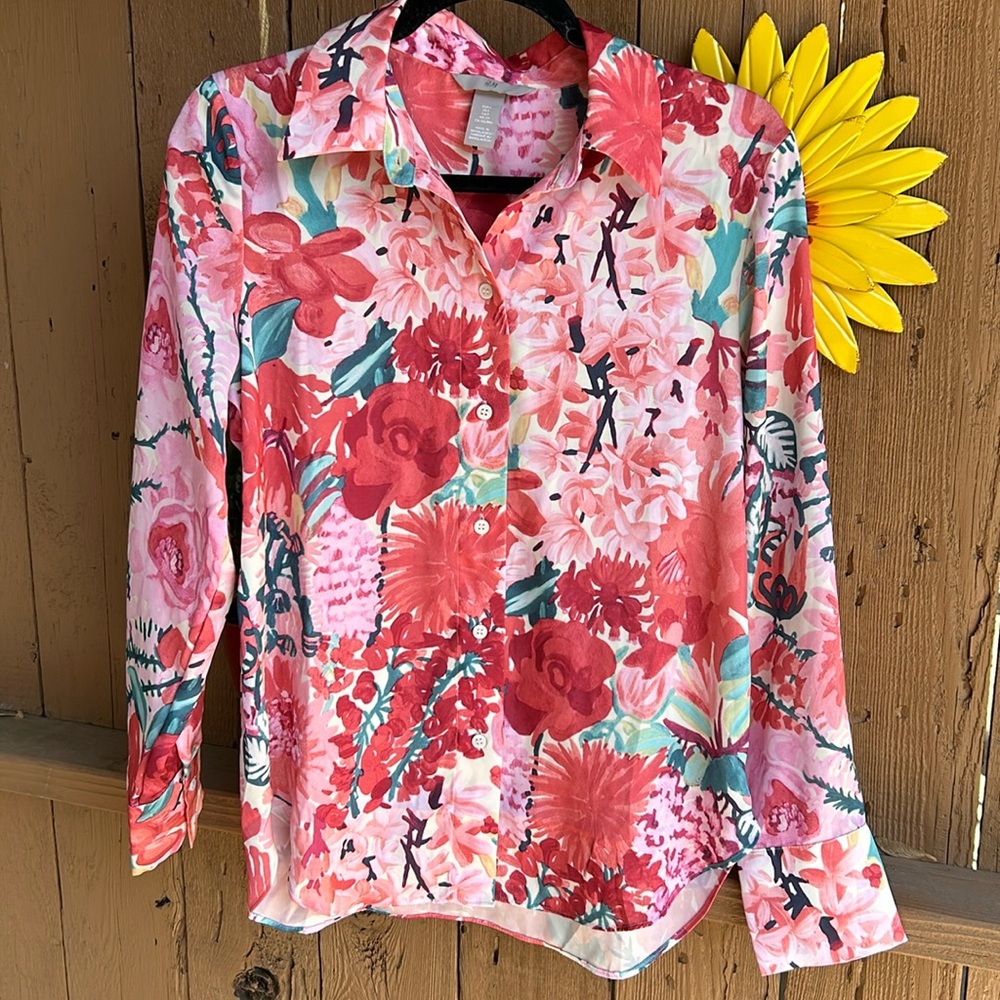Floral Button-Up Shirt